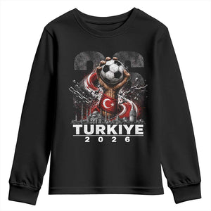 Turkish Soccer Youth Sweatshirt Turkey Football Fan Vintage Turkish Pride