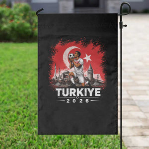 Turkish Soccer 2026 Garden Flag Turkey Football Fan Vintage Turkish Pride