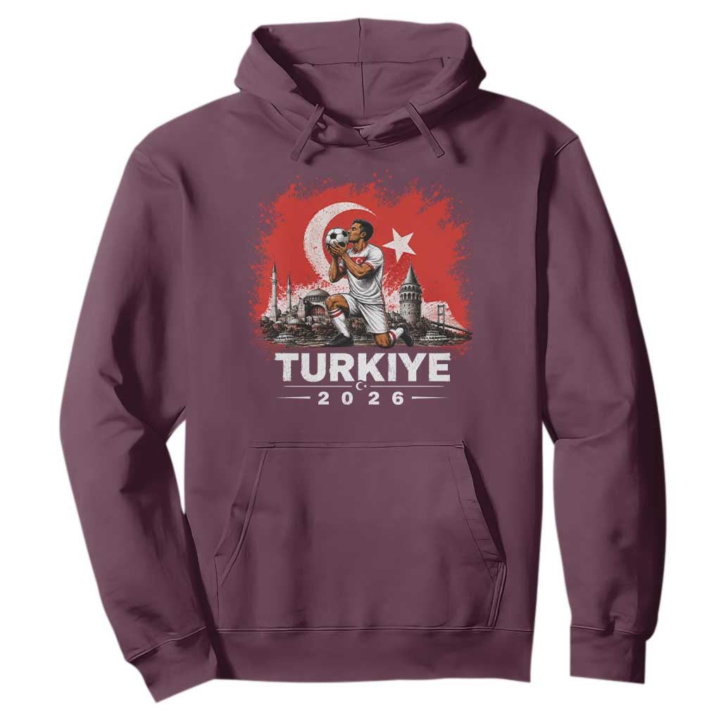 Turkish Soccer 2026 Hoodie Turkey Football Fan Vintage Turkish Pride