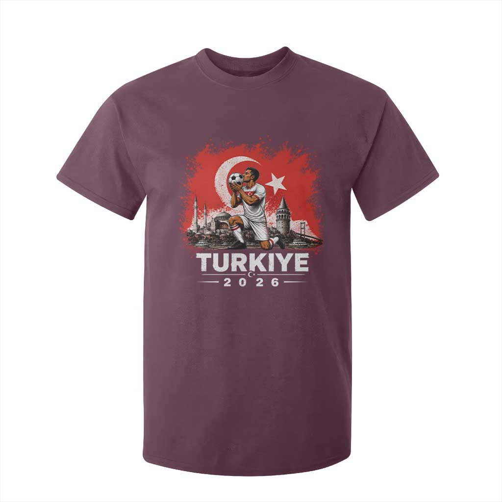 Turkish Soccer 2026 T Shirt For Kid Turkey Football Fan Vintage Turkish Pride