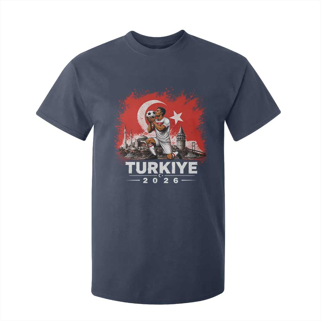 Turkish Soccer 2026 T Shirt For Kid Turkey Football Fan Vintage Turkish Pride