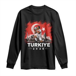 Turkish Soccer 2026 Long Sleeve Shirt Turkey Football Fan Vintage Turkish Pride