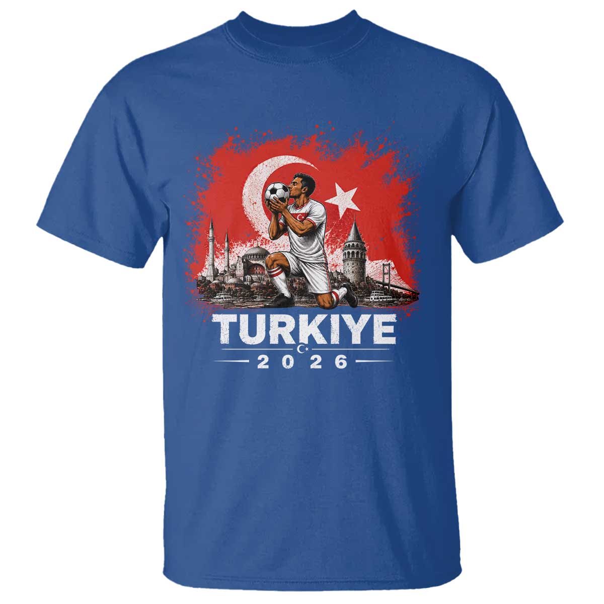 Turkish Soccer 2026 T Shirt Turkey Football Fan Vintage Turkish Pride