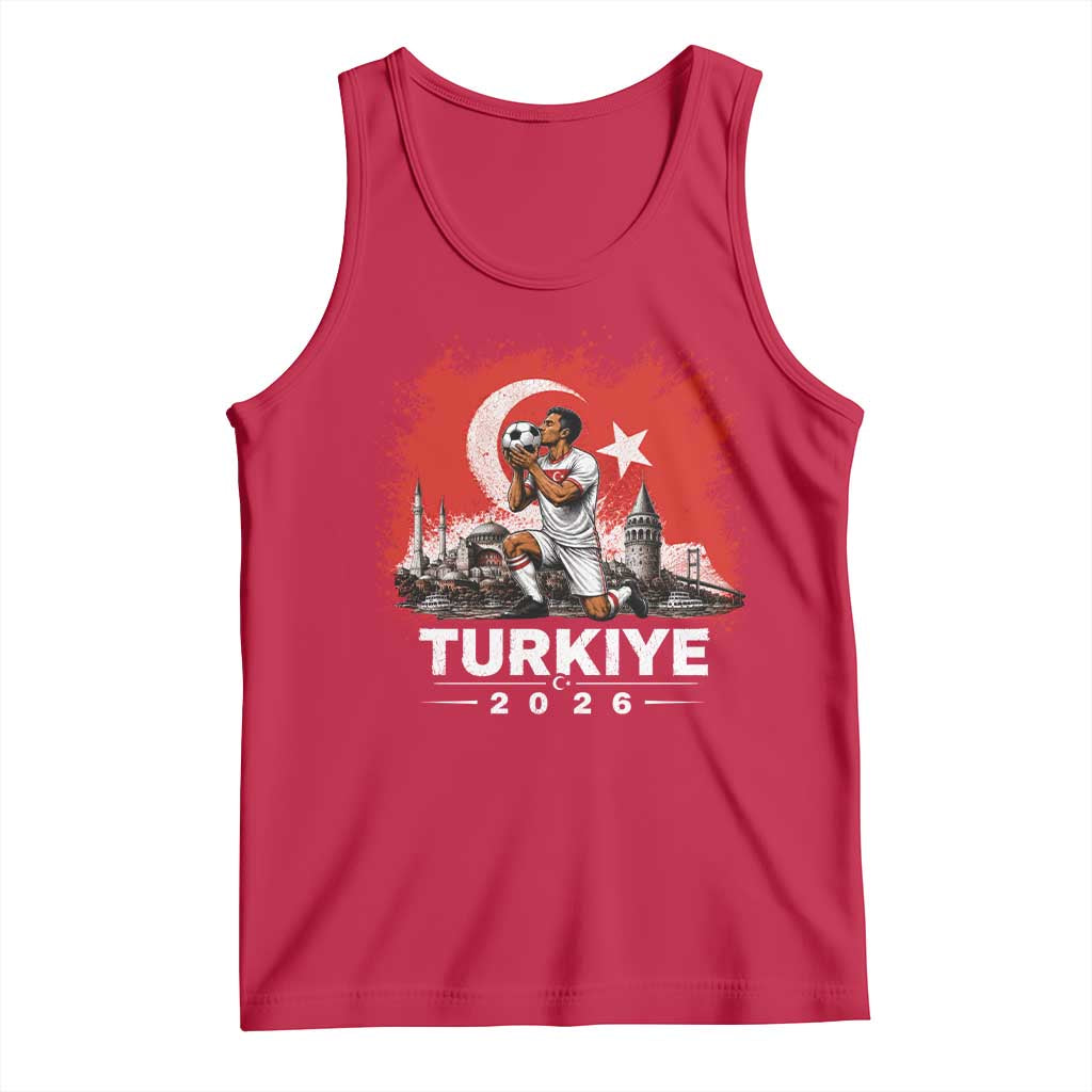 Turkish Soccer 2026 Tank Top Turkey Football Fan Vintage Turkish Pride