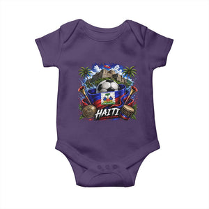 Haiti Soccer 2026 Baby Onesie Haitian Flag Caribbean Football Fan