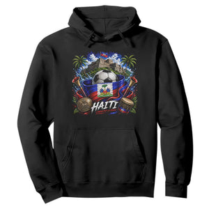 Haiti Soccer 2026 Hoodie Haitian Flag Caribbean Football Fan
