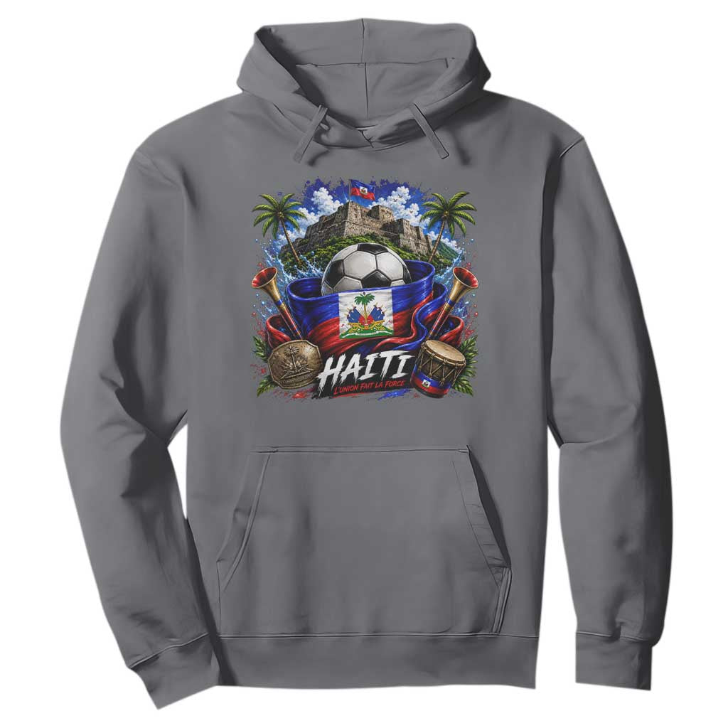 Haiti Soccer 2026 Hoodie Haitian Flag Caribbean Football Fan