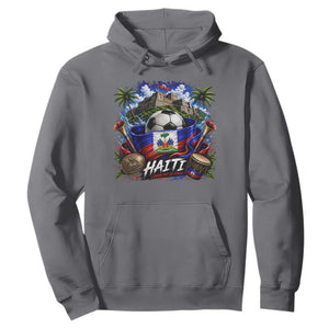 Haiti Soccer 2026 Hoodie Haitian Flag Caribbean Football Fan