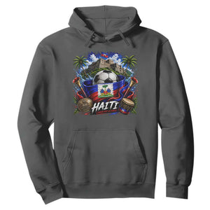 Haiti Soccer 2026 Hoodie Haitian Flag Caribbean Football Fan