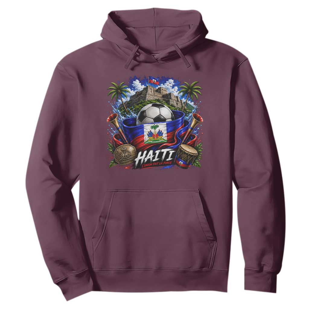 Haiti Soccer 2026 Hoodie Haitian Flag Caribbean Football Fan