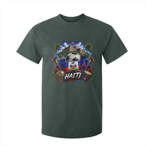 Haiti Soccer 2026 T Shirt For Kid Haitian Flag Caribbean Football Fan