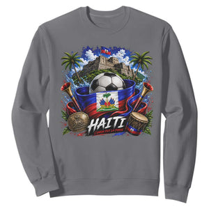 Haiti Soccer 2026 Sweatshirt Haitian Flag Caribbean Football Fan