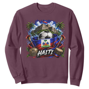 Haiti Soccer 2026 Sweatshirt Haitian Flag Caribbean Football Fan