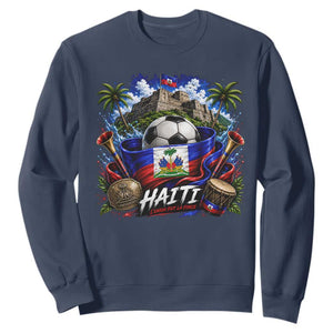 Haiti Soccer 2026 Sweatshirt Haitian Flag Caribbean Football Fan
