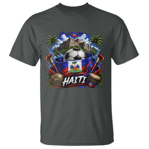 Haiti Soccer 2026 T Shirt Haitian Flag Caribbean Football Fan