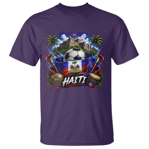 Haiti Soccer 2026 T Shirt Haitian Flag Caribbean Football Fan