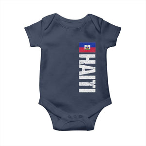 Vintage Haitian Flag Baby Onesie Proud Haitienne Haiti Independence 1804