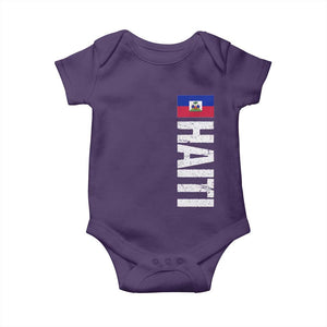 Vintage Haitian Flag Baby Onesie Proud Haitienne Haiti Independence 1804