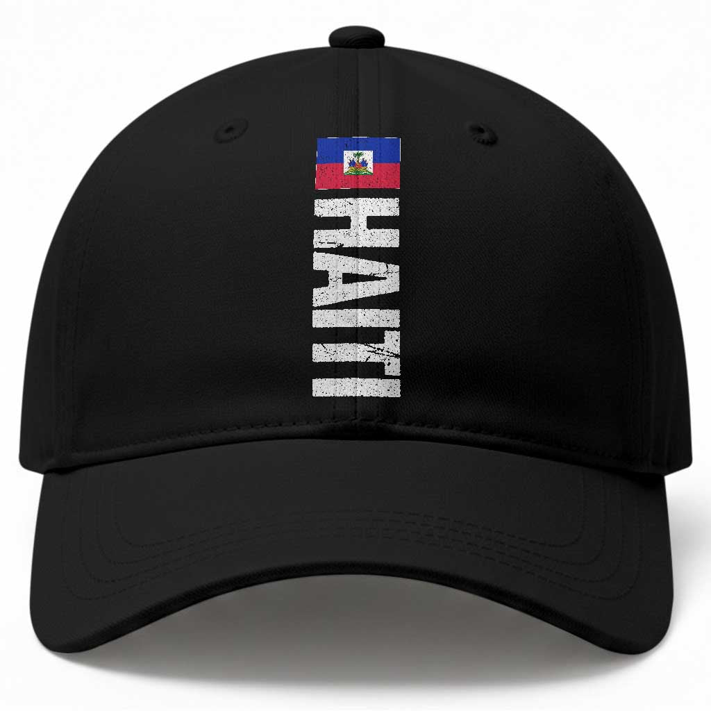 Vintage Haitian Flag Baseball Cap Proud Haitienne Haiti Independence 1804 TS10 Print Your Wear