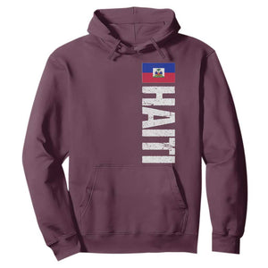 Vintage Haitian Flag Hoodie Proud Haitienne Haiti Independence 1804