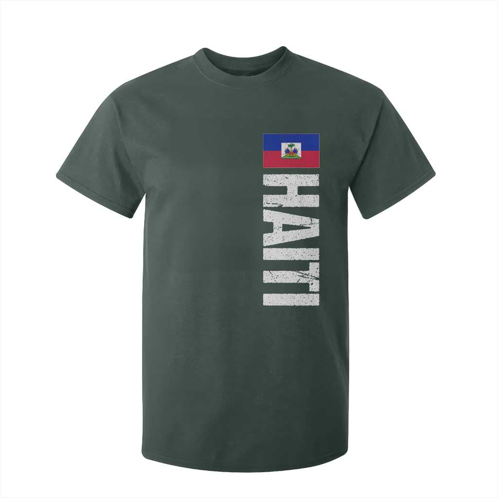 Vintage Haitian Flag T Shirt For Kid Proud Haitienne Haiti Independence 1804