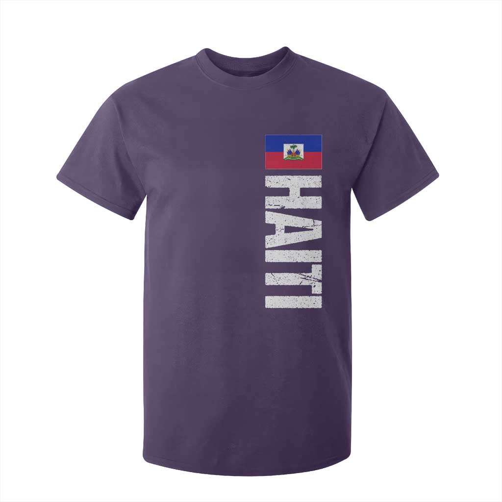 Vintage Haitian Flag T Shirt For Kid Proud Haitienne Haiti Independence 1804