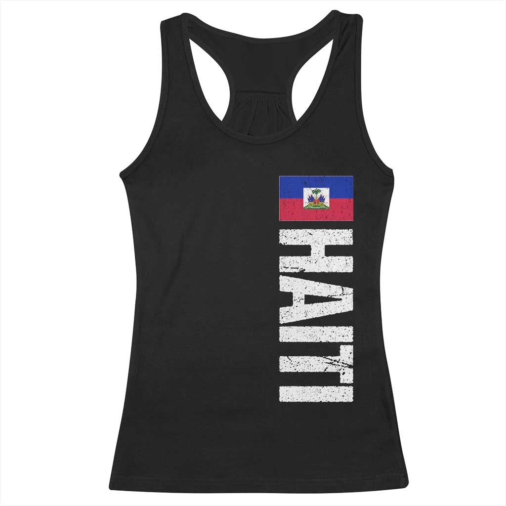 Vintage Haitian Flag Racerback Tank Top Proud Haitienne Haiti Independence 1804