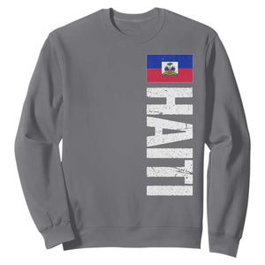 Vintage Haitian Flag Sweatshirt Proud Haitienne Haiti Independence 1804