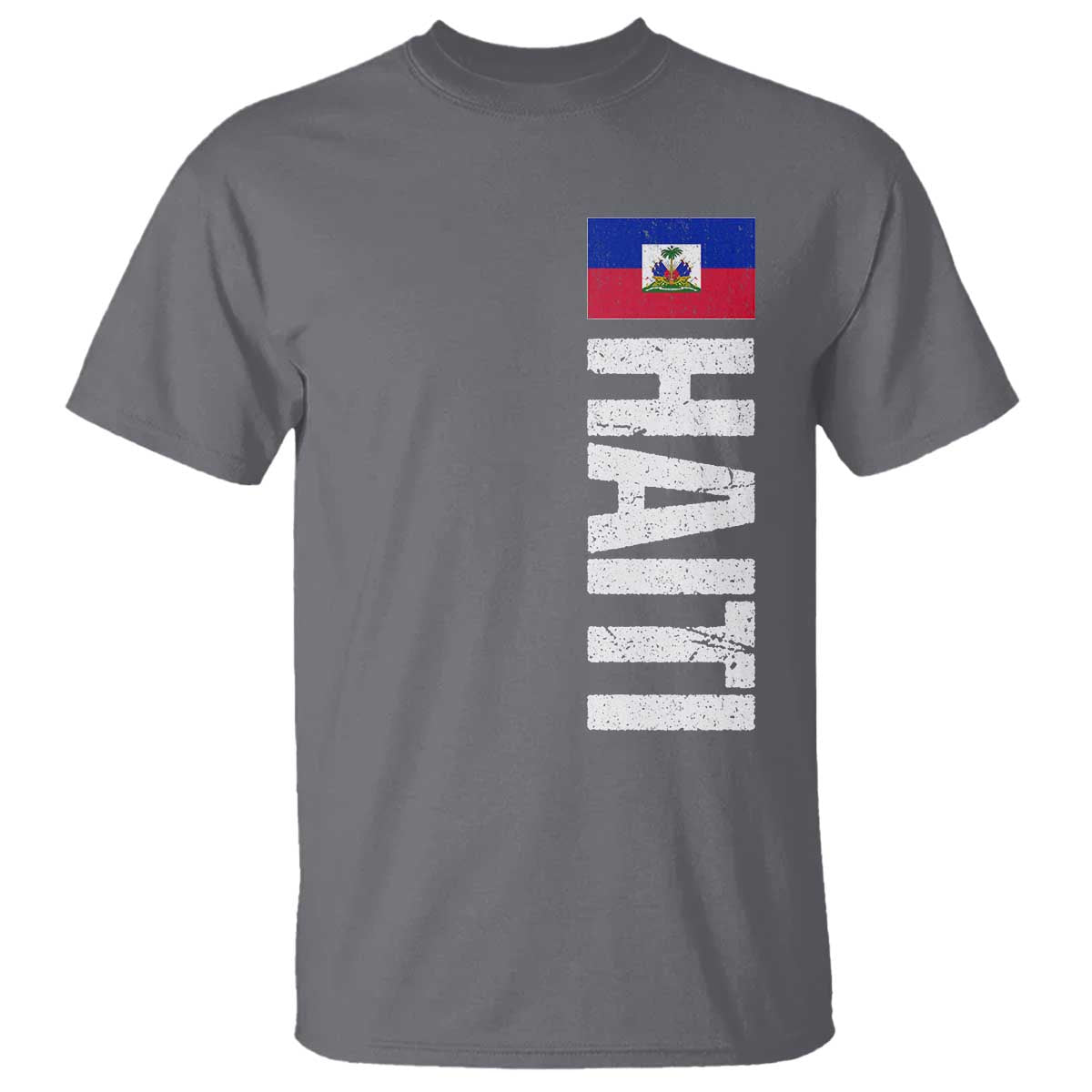 Vintage Haitian Flag T Shirt Proud Haitienne Haiti Independence 1804