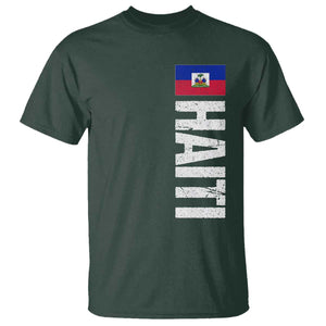 Vintage Haitian Flag T Shirt Proud Haitienne Haiti Independence 1804