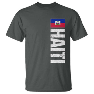 Vintage Haitian Flag T Shirt Proud Haitienne Haiti Independence 1804
