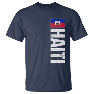 Vintage Haitian Flag T Shirt Proud Haitienne Haiti Independence 1804