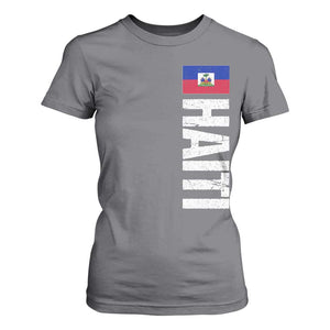 Vintage Haitian Flag T Shirt For Women Proud Haitienne Haiti Independence 1804