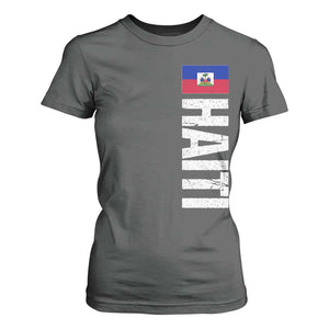 Vintage Haitian Flag T Shirt For Women Proud Haitienne Haiti Independence 1804