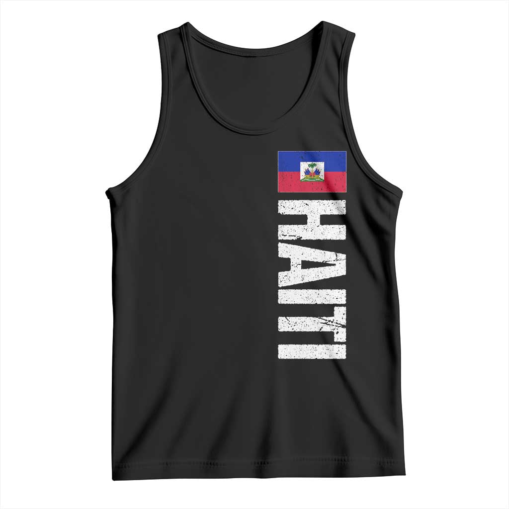 Vintage Haitian Flag Tank Top Proud Haitienne Haiti Independence 1804 TS10 Black Print Your Wear