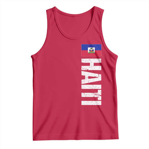 Vintage Haitian Flag Tank Top Proud Haitienne Haiti Independence 1804
