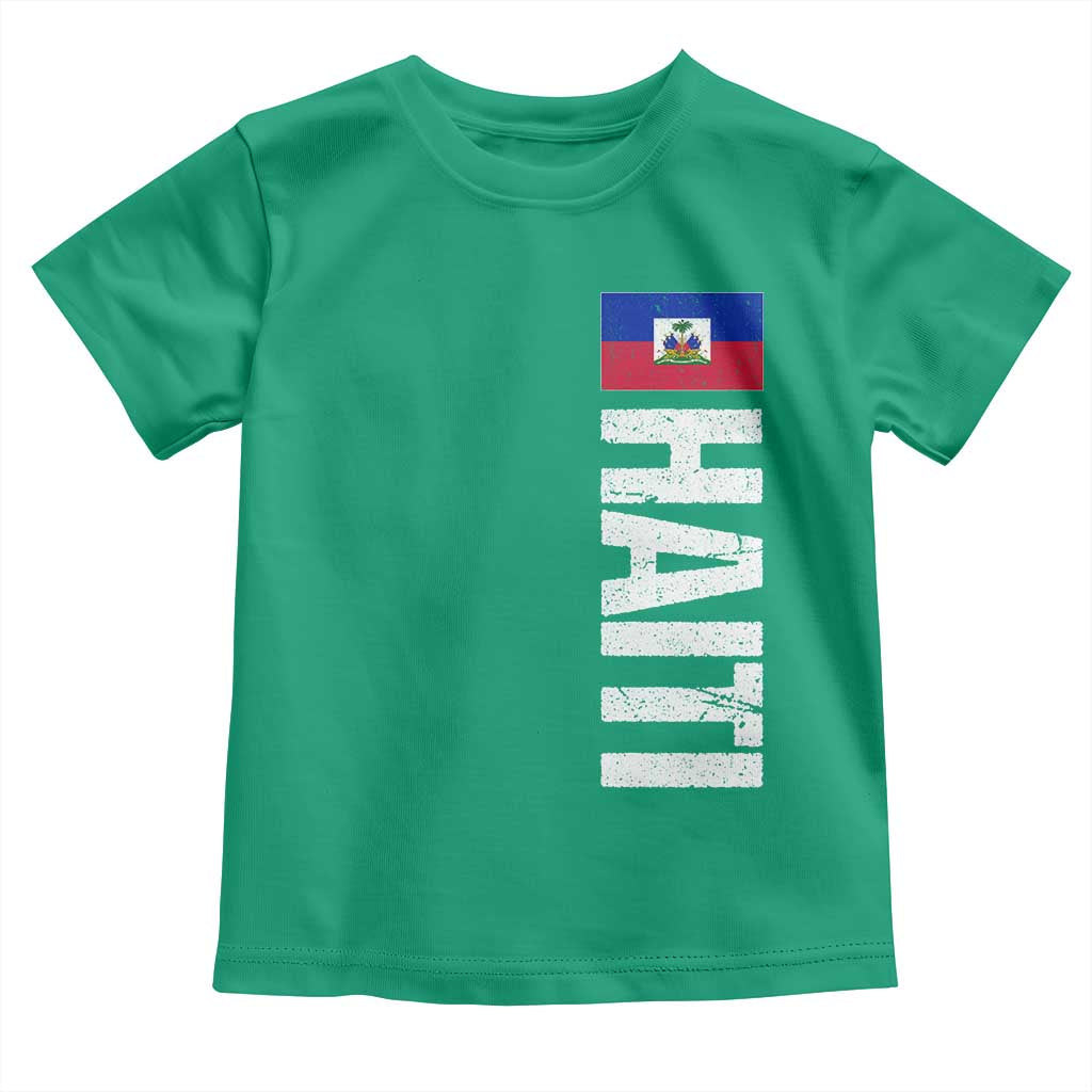 Vintage Haitian Flag Toddler T Shirt Proud Haitienne Haiti Independence 1804
