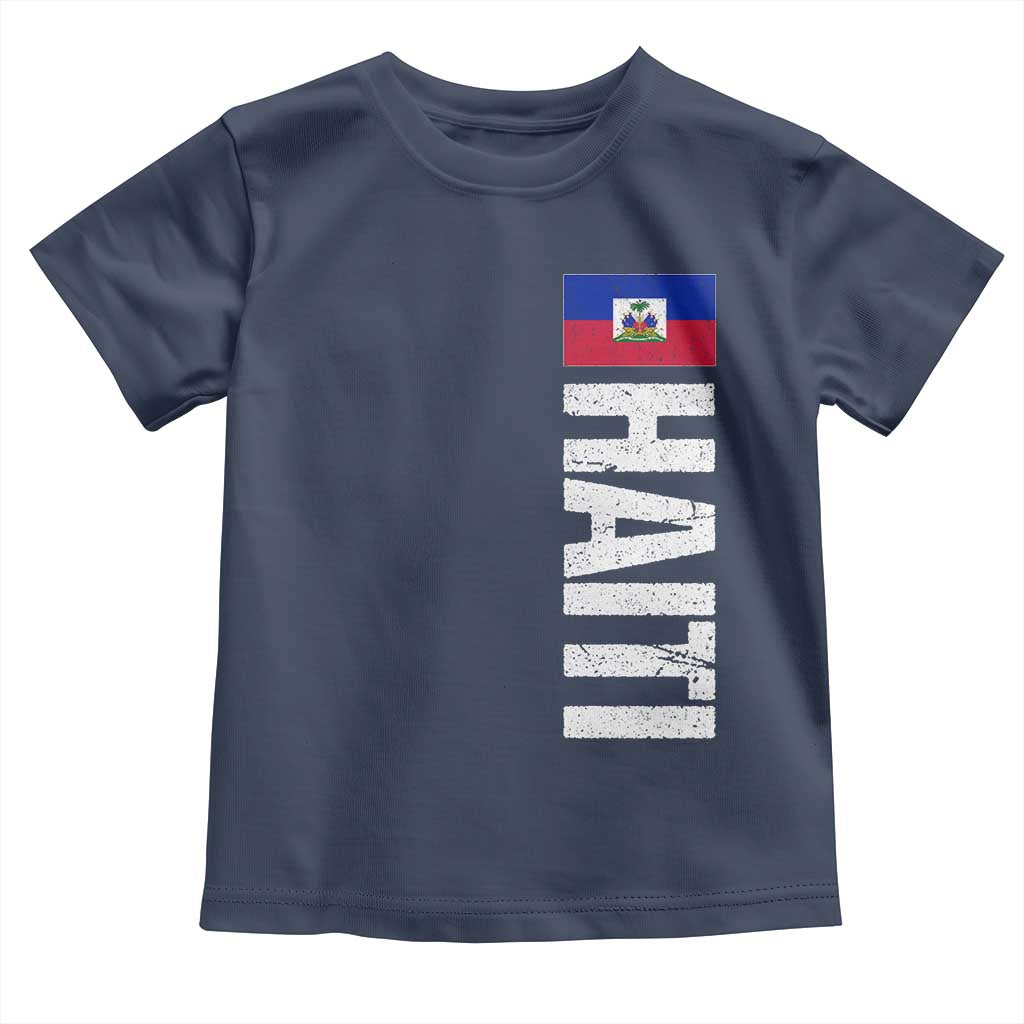 Vintage Haitian Flag Toddler T Shirt Proud Haitienne Haiti Independence 1804