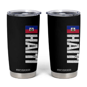 Vintage Haitian Flag Tumbler Cup Proud Haitienne Haiti Independence 1804