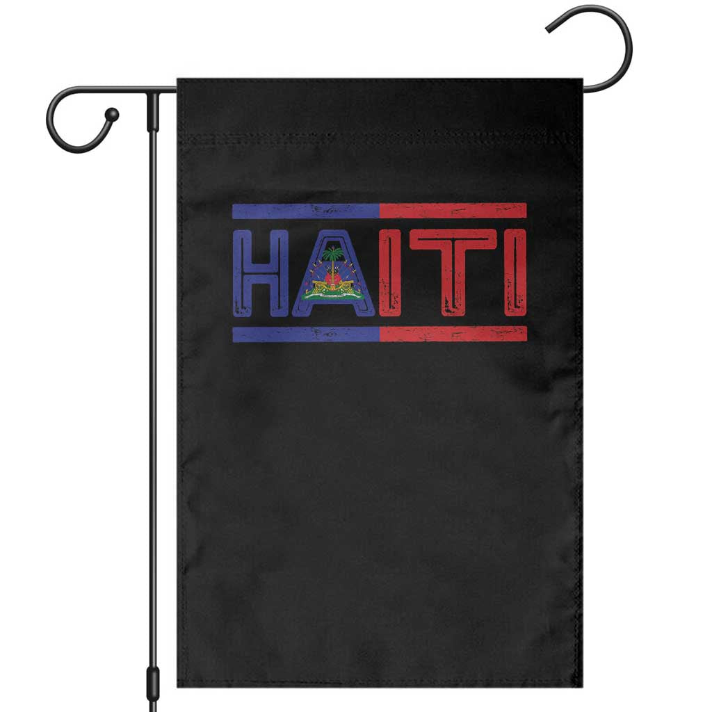 Haiti Flag Garden Flag Vintage Haitian Pride Ayiti Roots