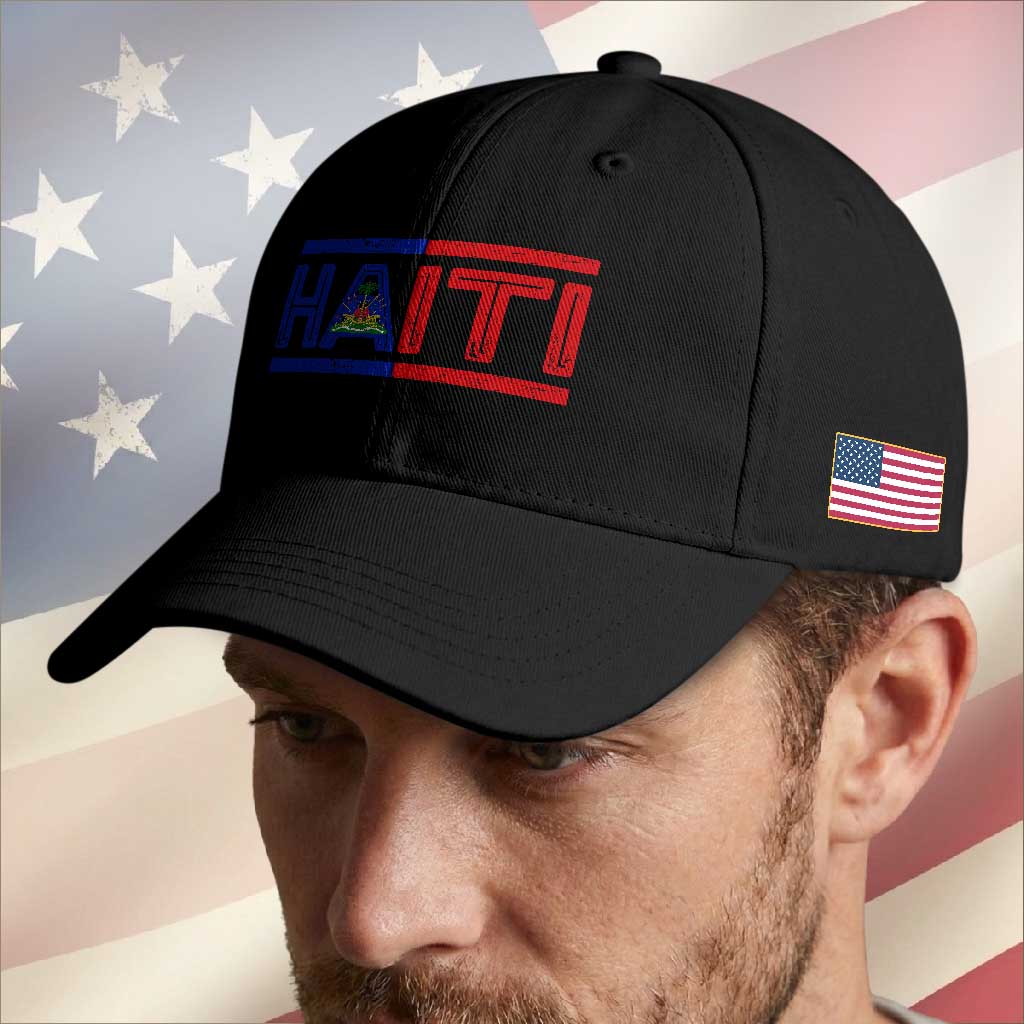 Haiti Flag Baseball Cap Vintage Haitian Pride Ayiti Roots