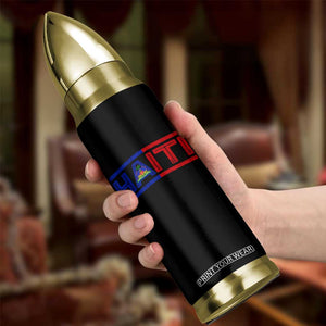 Haiti Flag Bullet Tumbler Vintage Haitian Pride Ayiti Roots