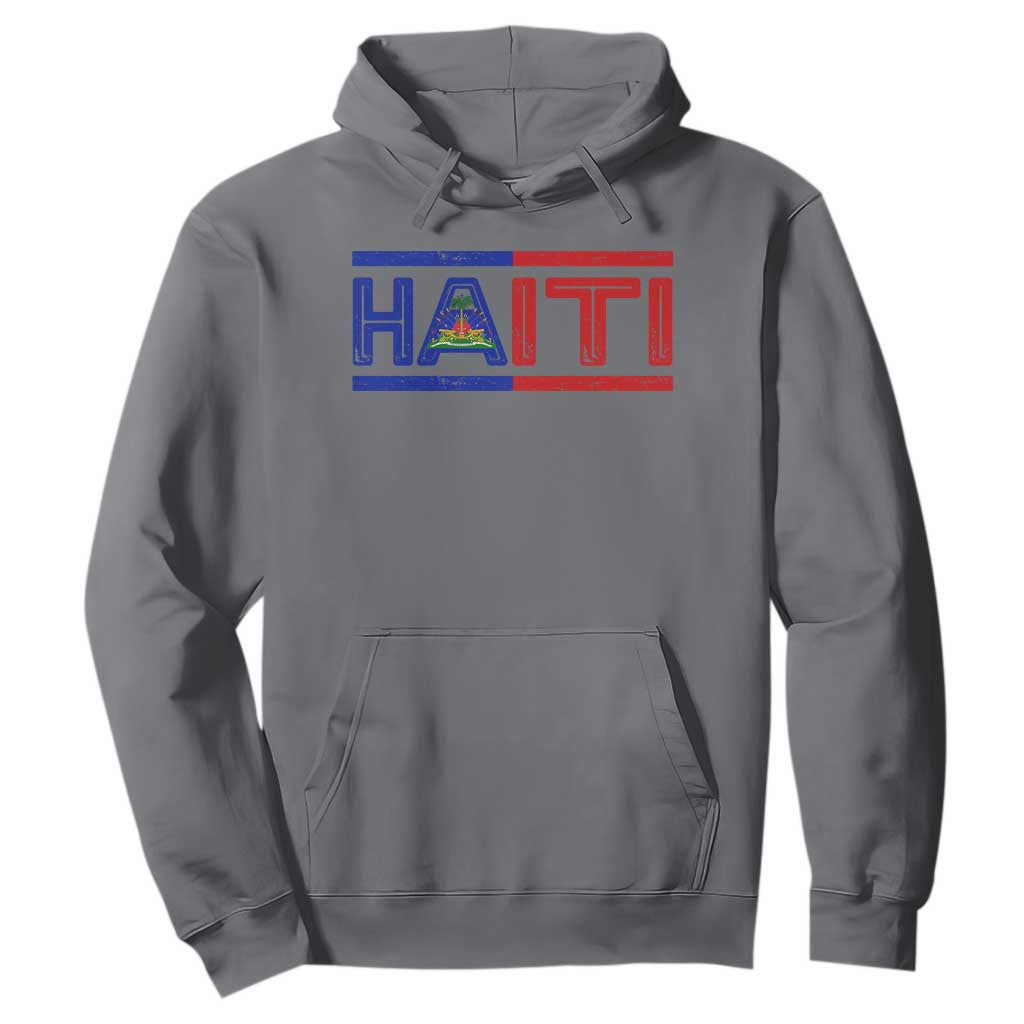Haiti Flag Hoodie Vintage Haitian Pride Ayiti Roots