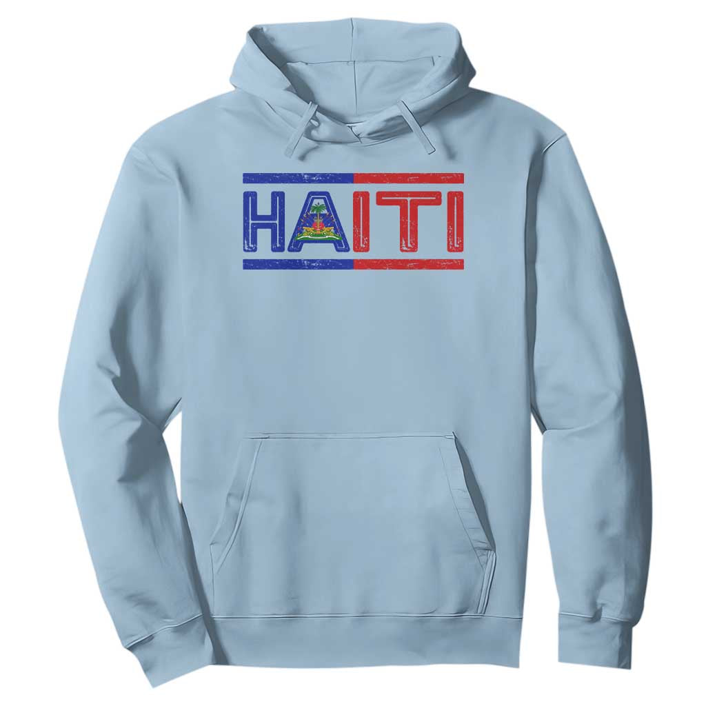 Haiti Flag Hoodie Vintage Haitian Pride Ayiti Roots