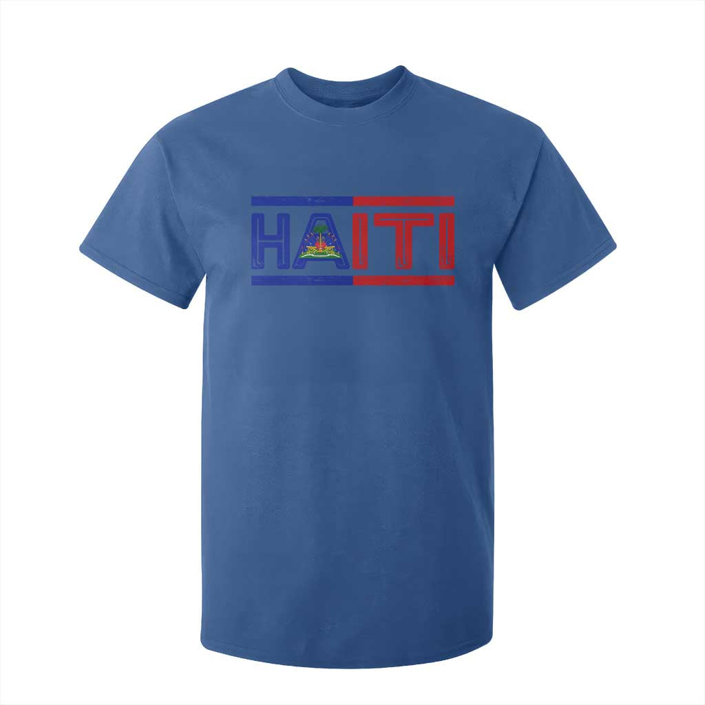 Haiti Flag T Shirt For Kid Vintage Haitian Pride Ayiti Roots