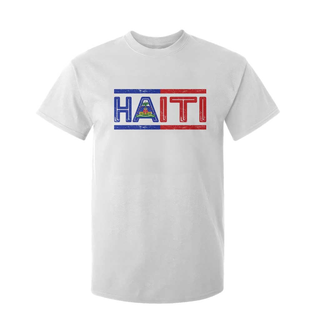 Haiti Flag T Shirt For Kid Vintage Haitian Pride Ayiti Roots
