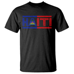 Haiti Flag T Shirt Vintage Haitian Pride Ayiti Roots