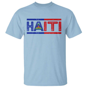 Haiti Flag T Shirt Vintage Haitian Pride Ayiti Roots