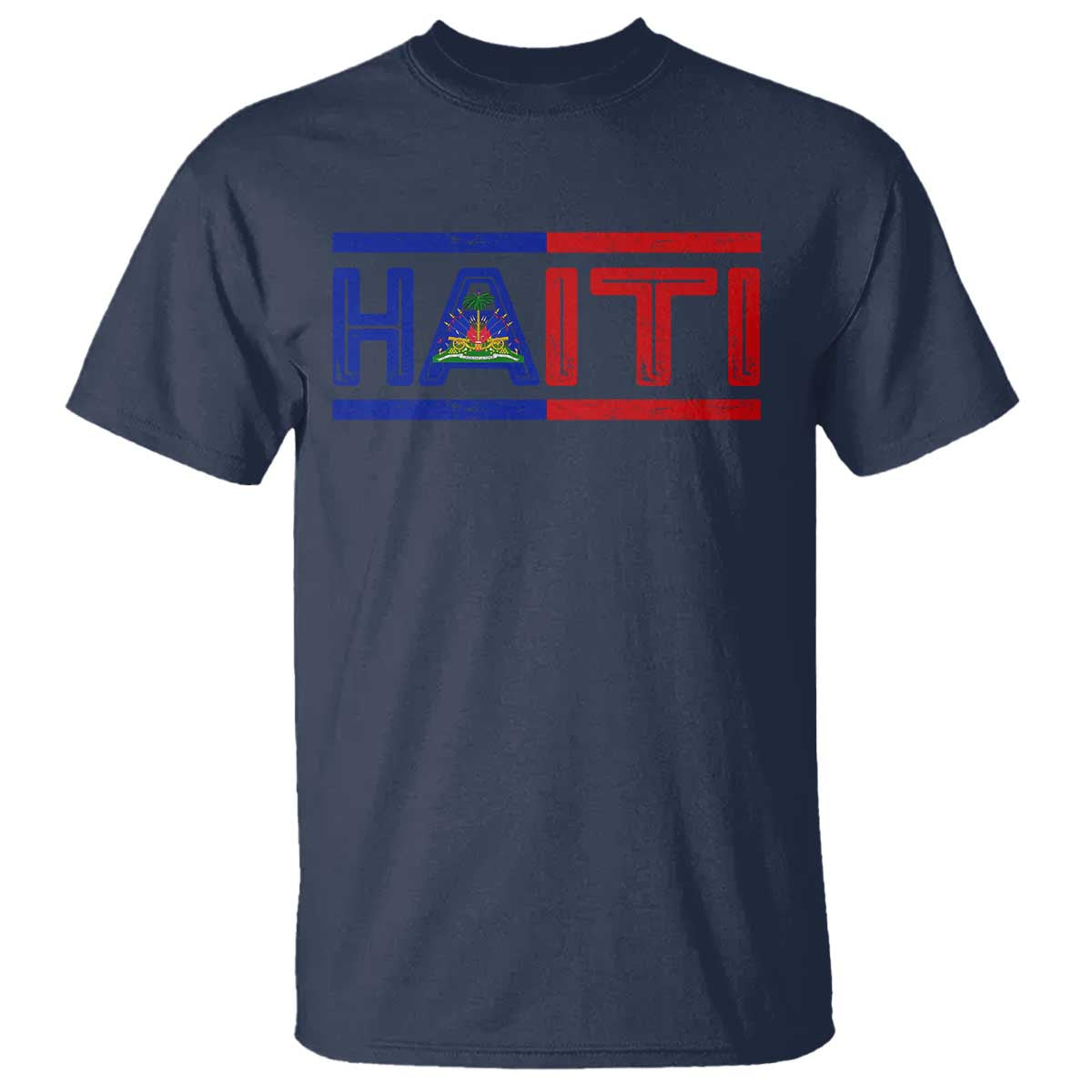 Haiti Flag T Shirt Vintage Haitian Pride Ayiti Roots