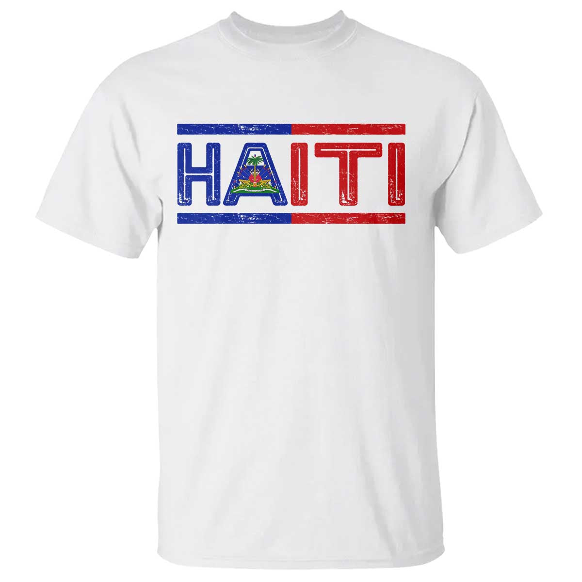 Haiti Flag T Shirt Vintage Haitian Pride Ayiti Roots